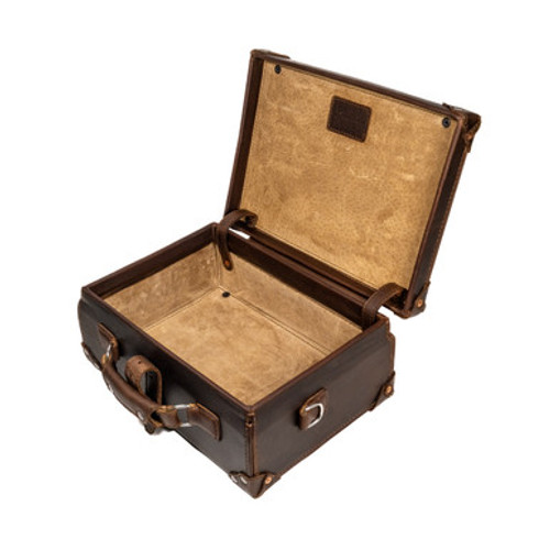 Dave's Deals 14" Grandfather Case - Dark Coffee Brown