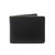 This is a black leather wallet bifold with RFID showing the front side.