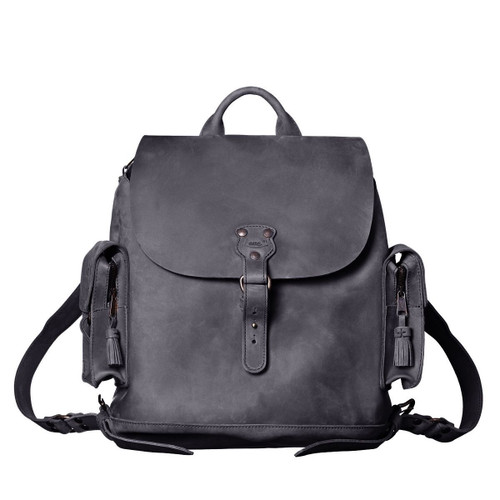Suzette's Steals Wanderer's Leather Backpack - Black