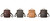 This is the  view of the leather all in one backpack in all 4 colors