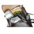 This is the inside packed view of the leather all in one backpack in dark coffee