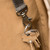 This is the key clip view of the leather all in one backpack in black