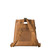 This is the backpack view of the Anniversary Leather Backpack Leather Tote in light brown