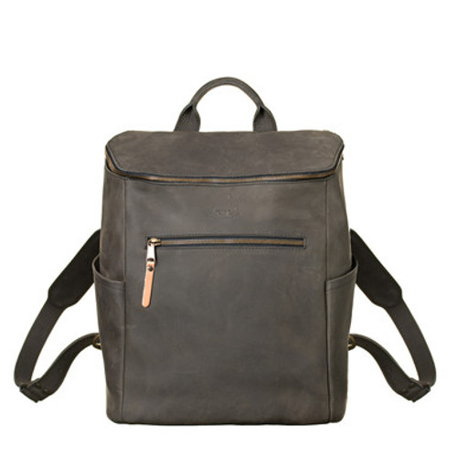 Suzette's Steals All in One Leather Backpack - Black