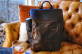 All in One Leather Backpack-Now with Detachable Straps