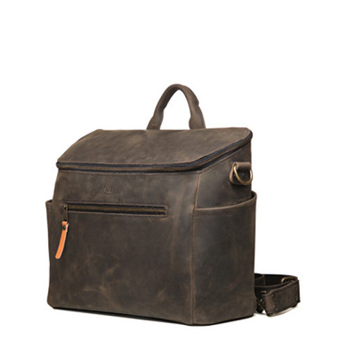 Suzette's Steals All in One Convertible Leather Day Bag - Black