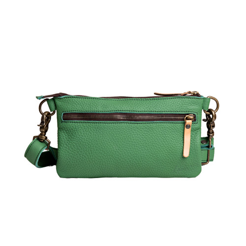 Limited Edition Leather Belt Bag-Green