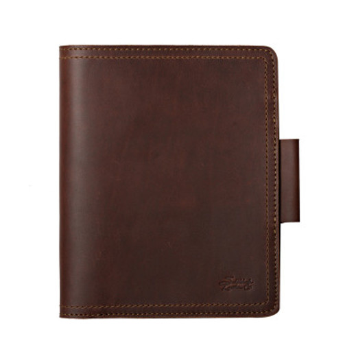 Dave's Deals Large Leather Moleskine Cover - Old Design - Chestnut
