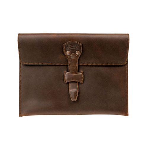 Dave's Deals Leather Document Holder - Old Design - Dark Coffee Brown