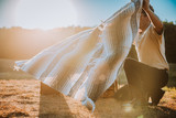 Serape Blanket Unrolled