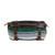 Leather Blanket Roll with Green Blanket - Front