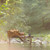 Here is the doctors leather duffle bag out by a river. Made by Saddleback