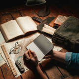 Saddleback Leather Pocket Notebook.