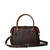 Dark brown leather purse