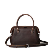 Dark brown leather purse
