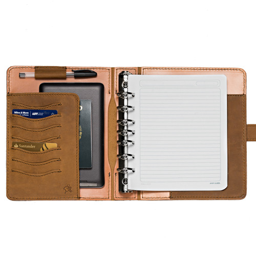 Leather 7 Ring Binder