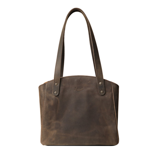 Suzette's Steals Leather Organizer Satchel - Black