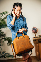 Professional Leather Satchel