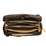 Large Leather Accordion Wallet