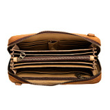 Large Leather Accordion Wallet