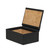 Here is the lid opened on the small black organizer box that goes inside the grandfather briefcases. Made by Saddleback