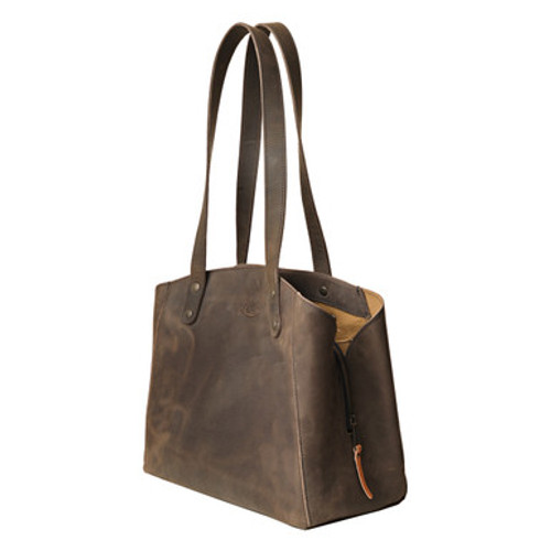 Suzette's Steals Leather Organizer Satchel - Black