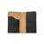 This is the inside of the black slim leather passport wallet. Made by Saddleback