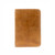 Front of the tobacco colored leather pocket notebook. Made by Saddleback