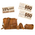 Membership bundle in dark coffee brown. Includes the overnight bag, toiletry dry bag, treasure sack, lanyard, and keychain, plus a 15% off discount code and two $50 gift cards.